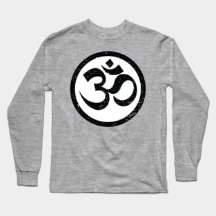 Vintage Yoga Ohm Symbol T-Shirt Long Sleeve T-Shirt